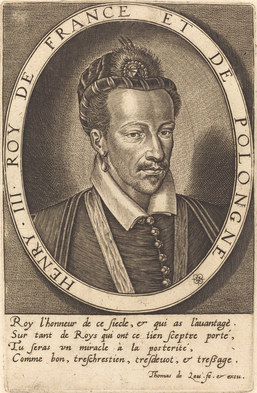 Henryk III, król Francji autorstwa Thomas de Leu