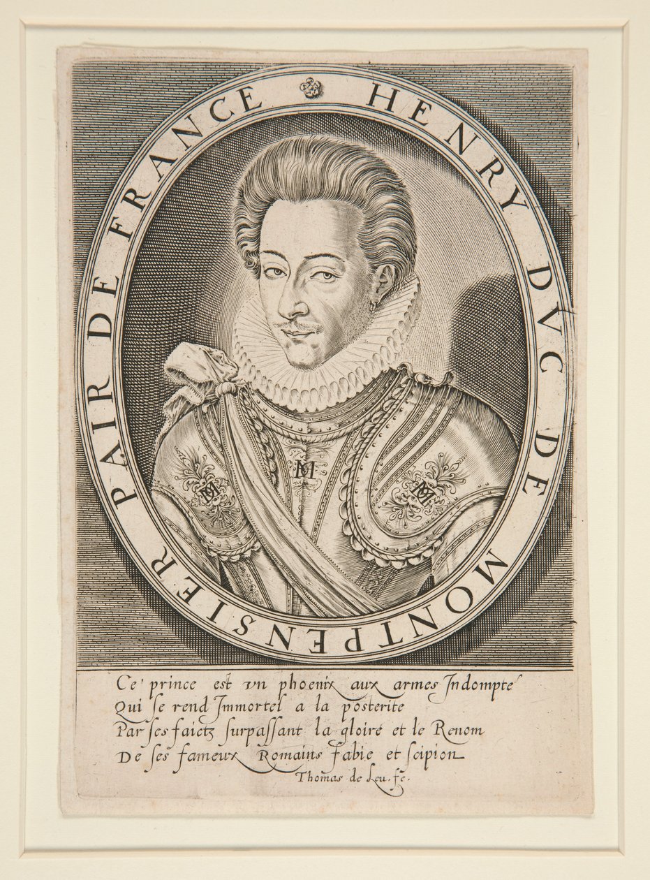 Henri de Bourbon, książę Montpensier autorstwa Thomas de Leu