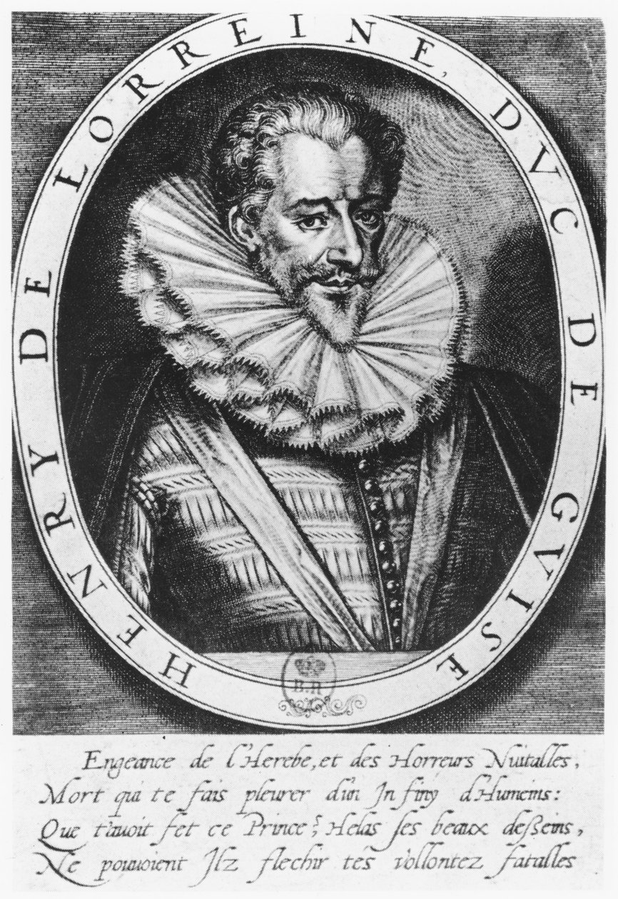Henri de Lorraine, książę Guise autorstwa Thomas de Leu