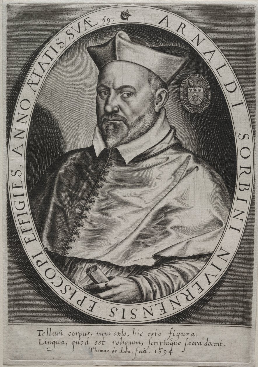 Sorbin de Ste Foy, 1594. autorstwa Thomas de Leu