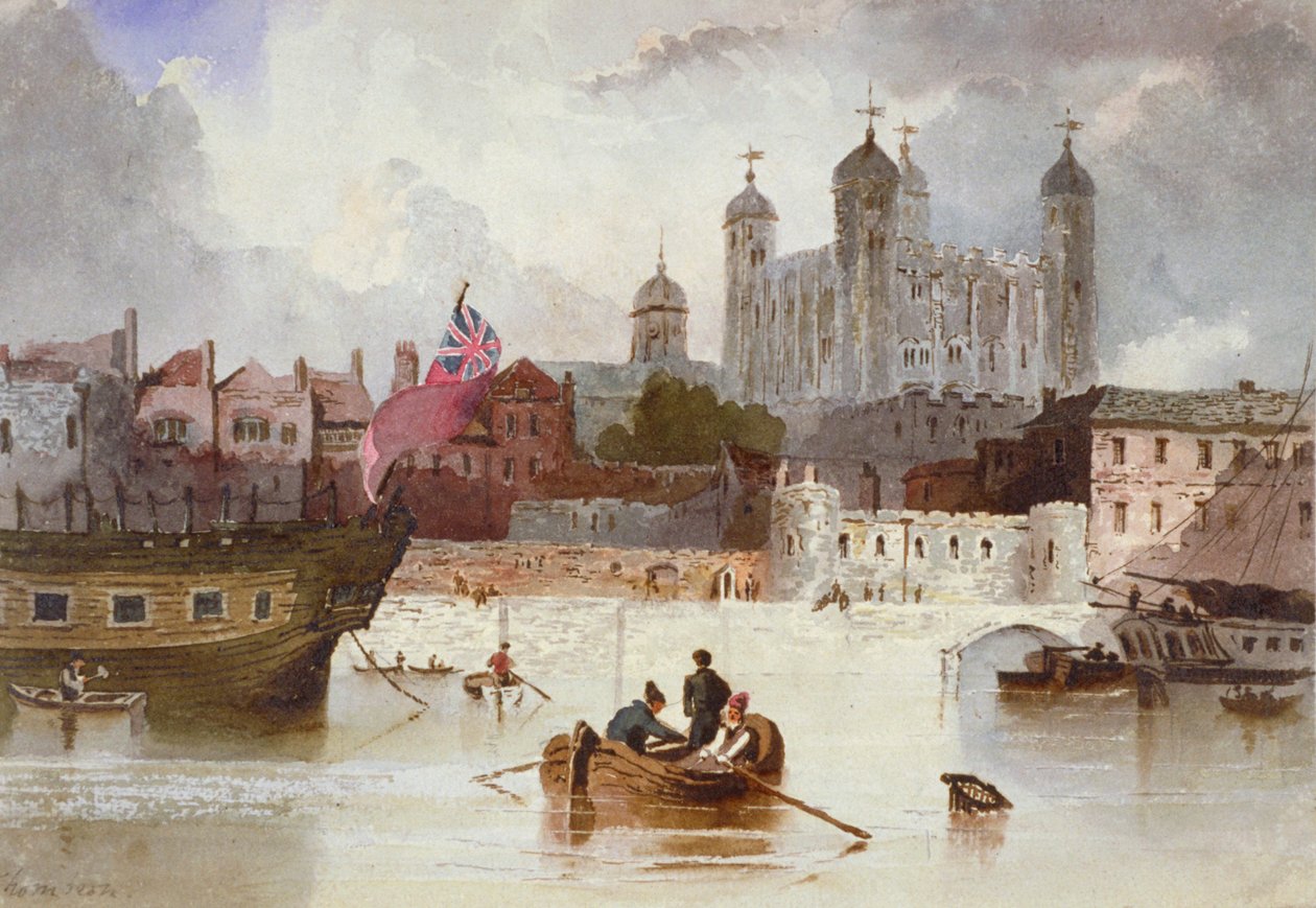 Tower of London, ok. 1800 autorstwa Thompson