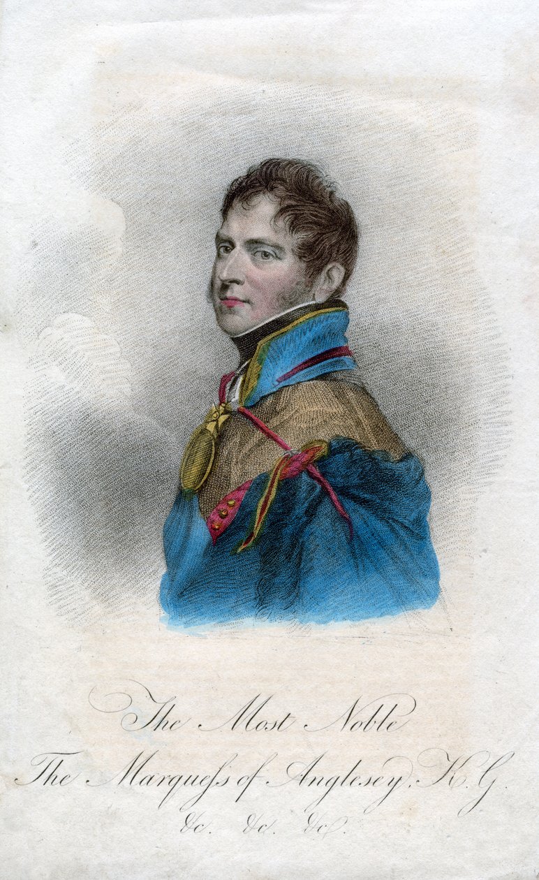 Henry William Paget, 1. markiz Anglesey, brytyjski żołnierz. autorstwa Thomson