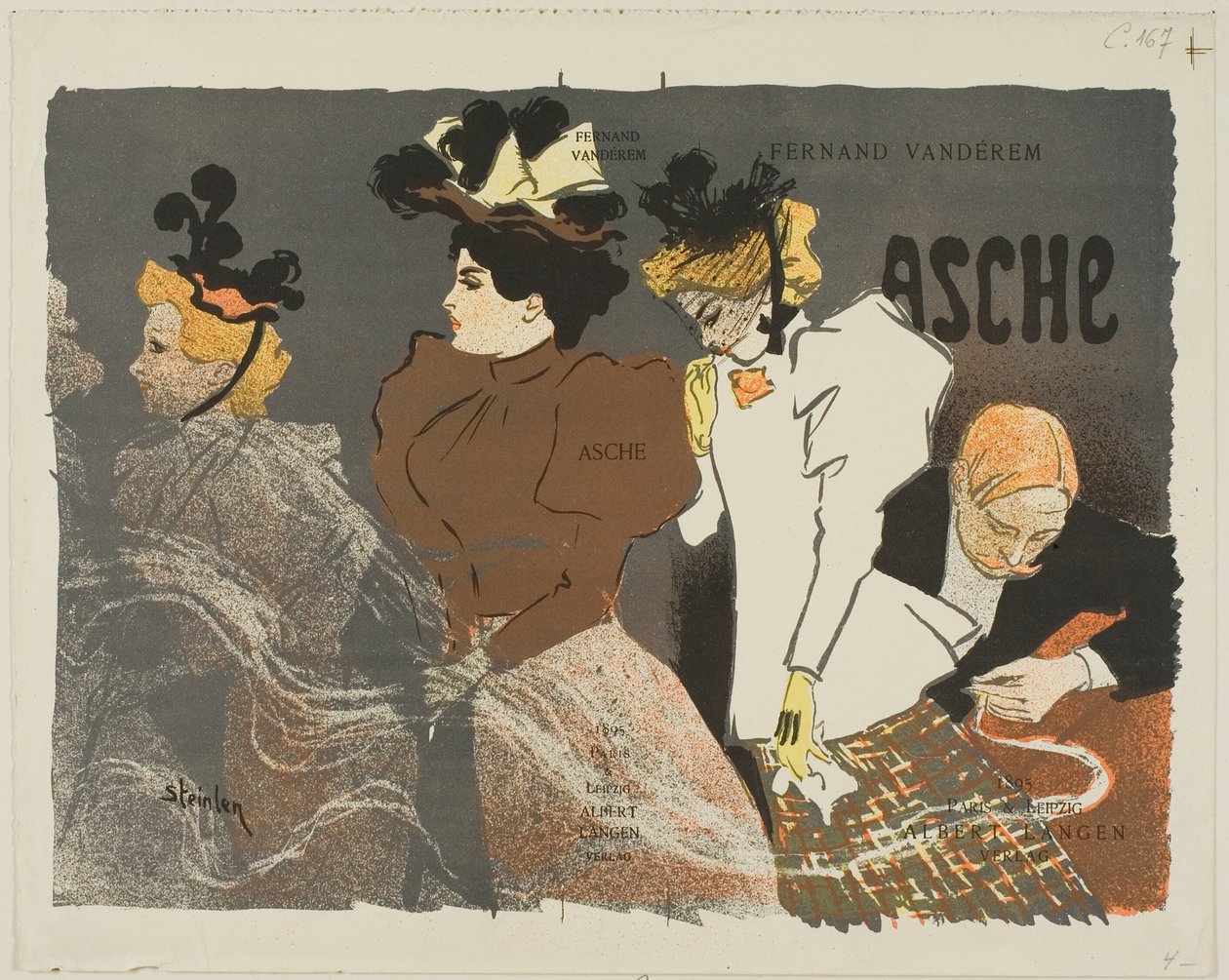 Popiół autorstwa Théophile Alexandre Pierre Steinlen