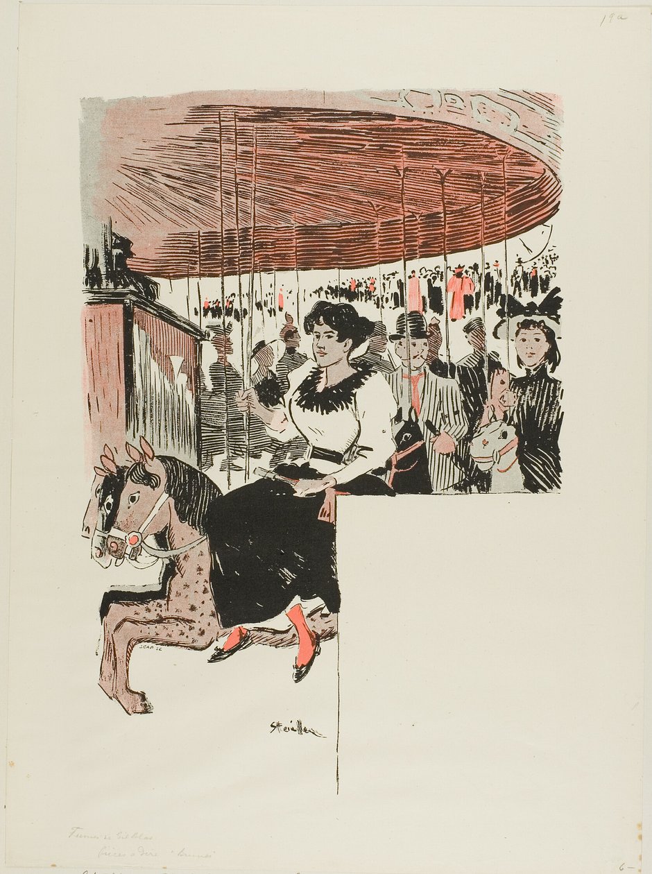 Brune autorstwa Théophile Alexandre Pierre Steinlen