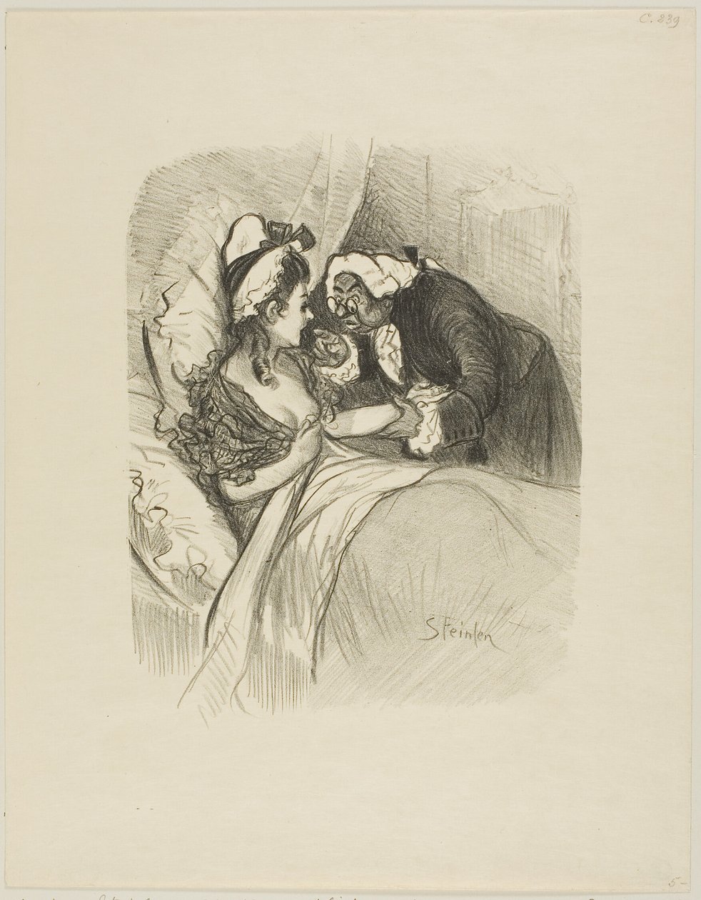 Dame Jacinthe autorstwa Théophile Alexandre Pierre Steinlen