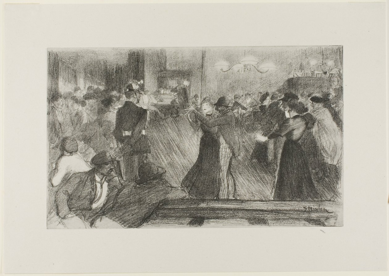 Sala taneczna autorstwa Théophile Alexandre Pierre Steinlen