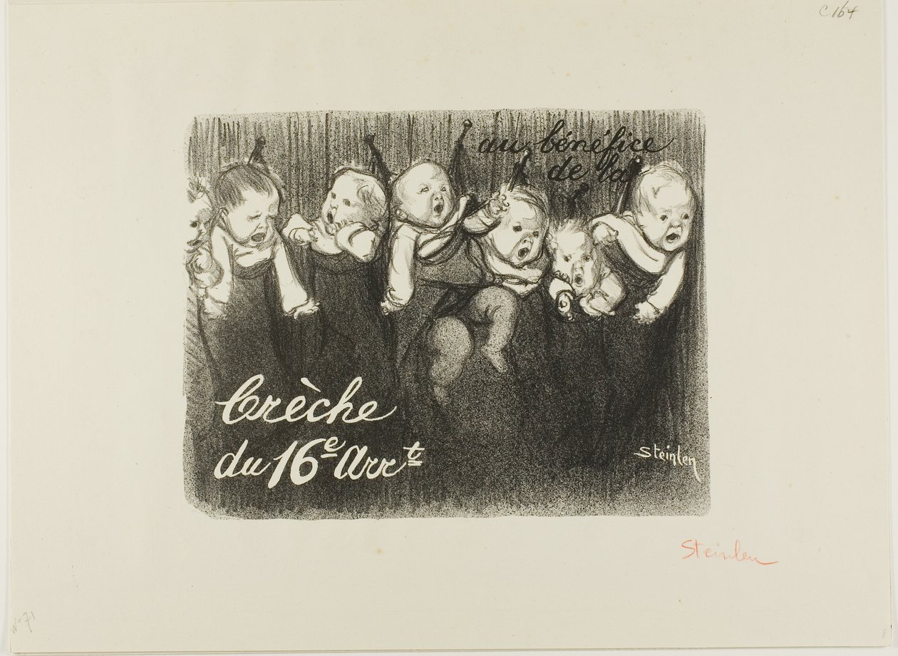 Na rzecz żłobka 16th Arrondissement autorstwa Théophile Alexandre Pierre Steinlen