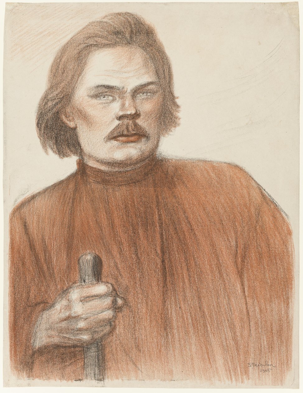 Portret czołowy od pasa w górę Maxime