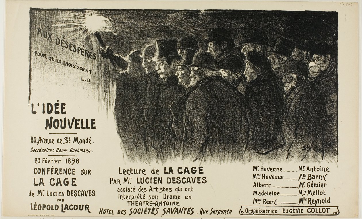 Nowy pomysł autorstwa Théophile Alexandre Pierre Steinlen