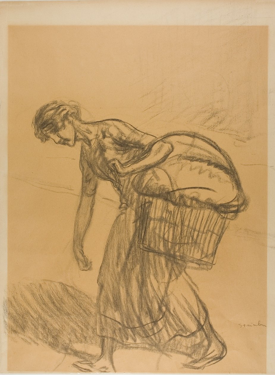 Praczka autorstwa Théophile Alexandre Pierre Steinlen