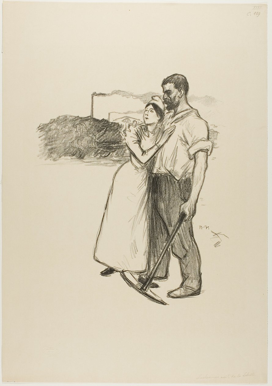 Ostatnie schronienie wolności autorstwa Théophile Alexandre Pierre Steinlen