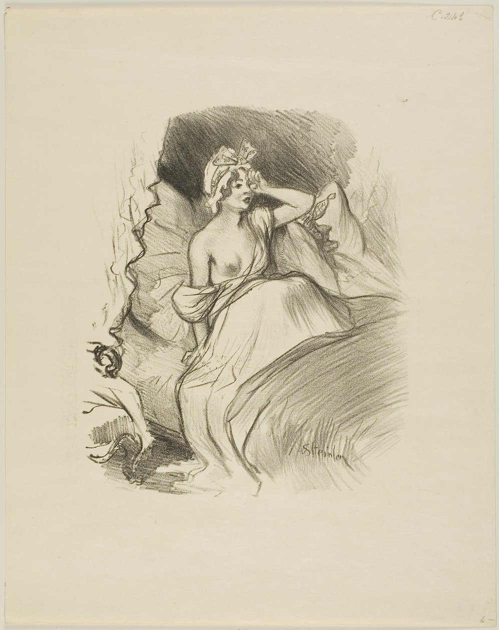 Mała rozeta autorstwa Théophile Alexandre Pierre Steinlen