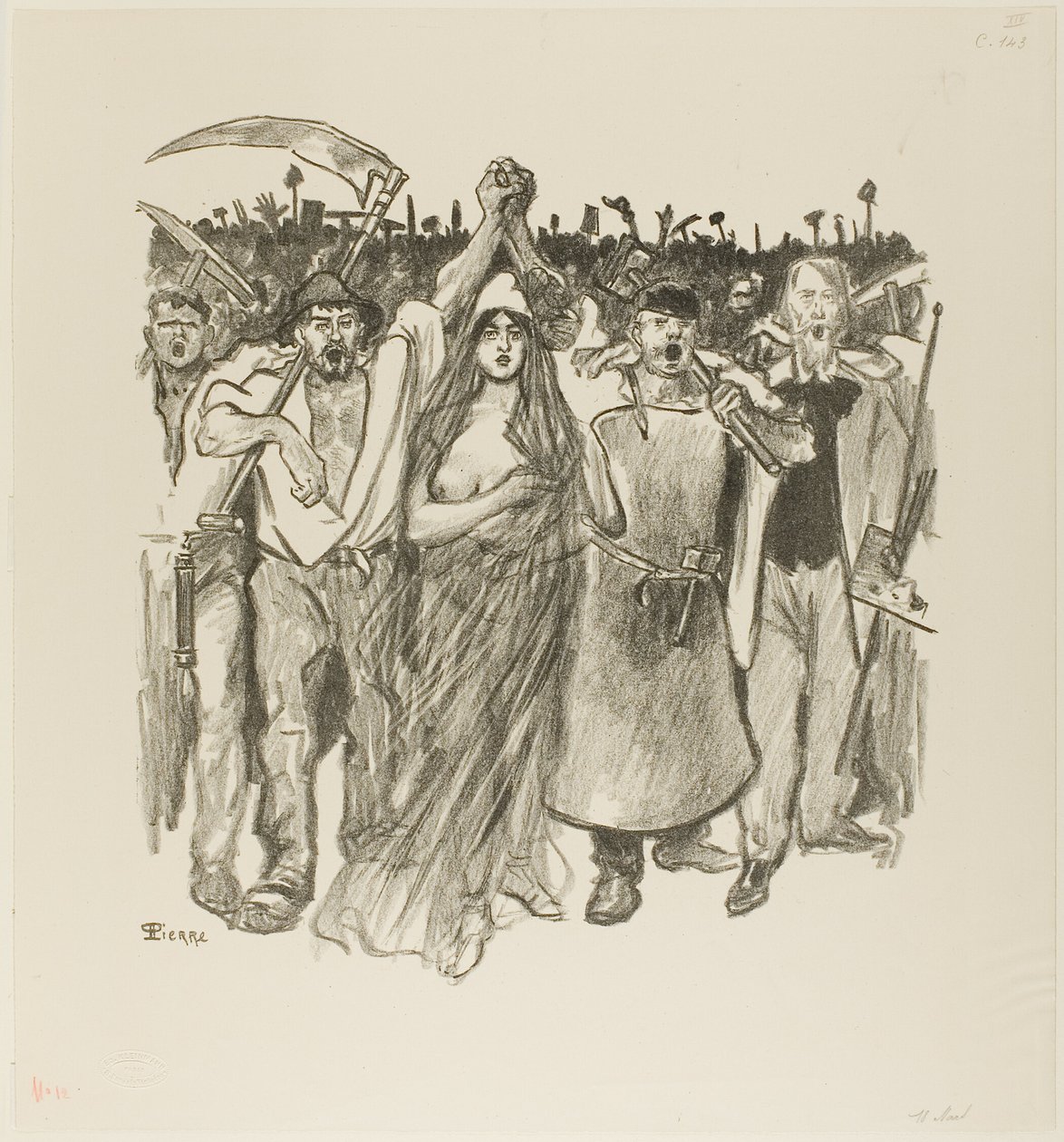 18 marca autorstwa Théophile Alexandre Pierre Steinlen
