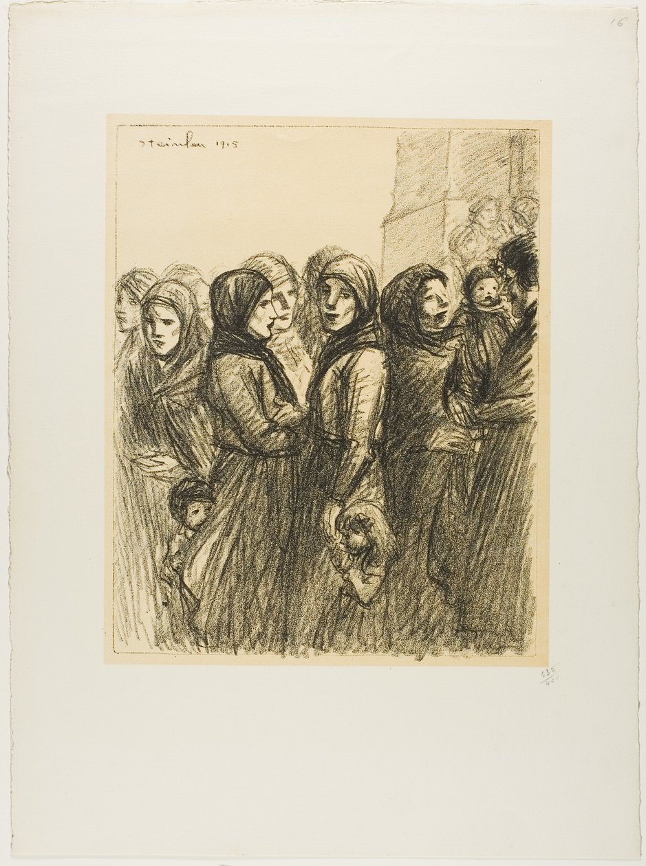Przydział wojskowy autorstwa Théophile Alexandre Pierre Steinlen