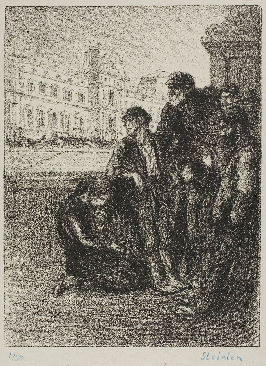 Nieszczęście i splendor autorstwa Théophile Alexandre Pierre Steinlen