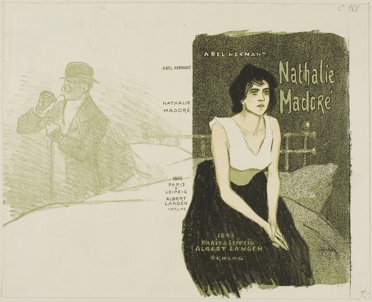 Nathalie Madoré autorstwa Théophile Alexandre Pierre Steinlen