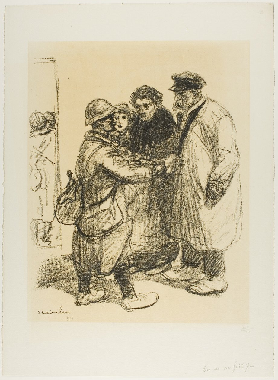 Nie można się do tego przyzwyczaić autorstwa Théophile Alexandre Pierre Steinlen