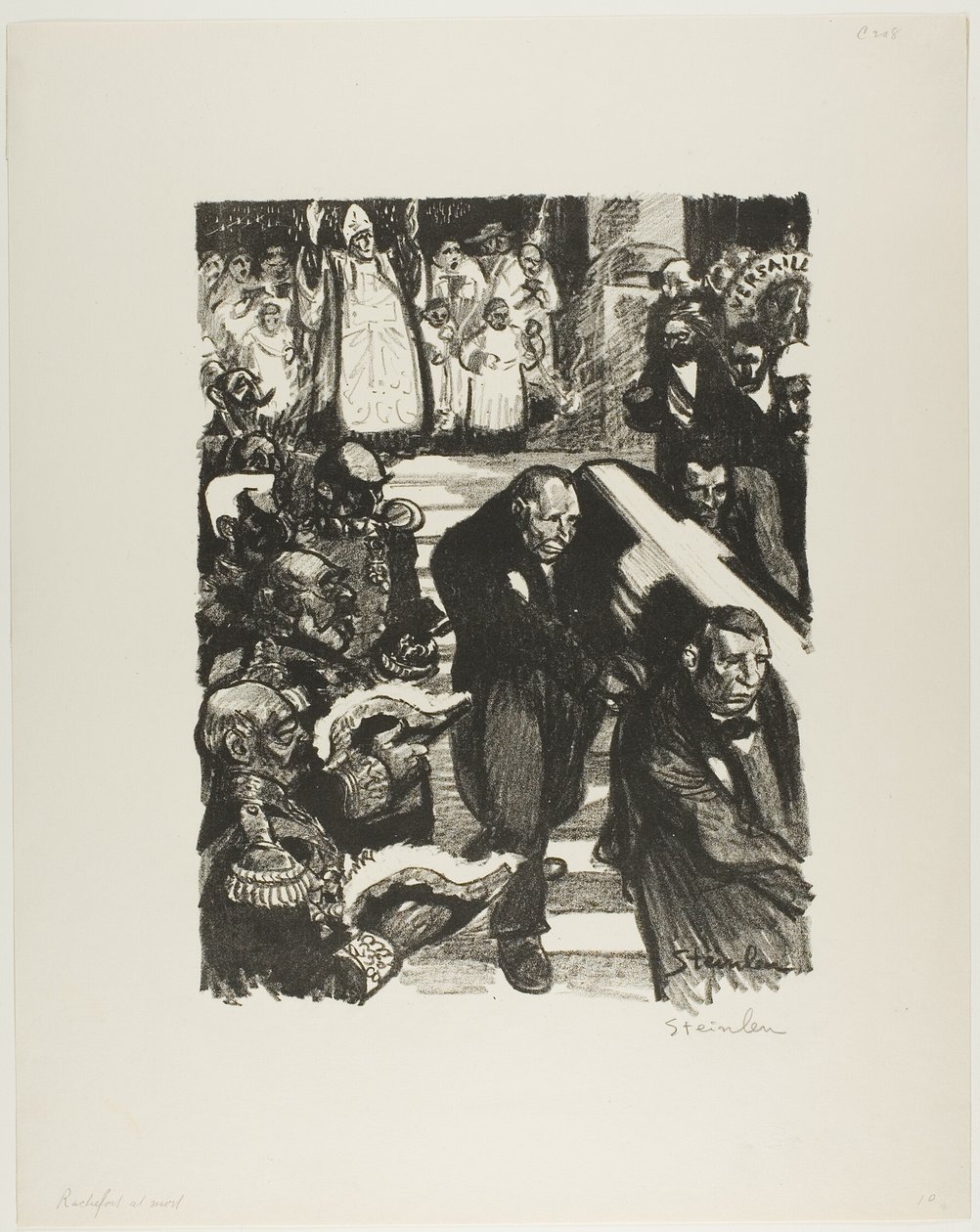 Rochefort umiera! Rochefort nie żyje! autorstwa Théophile Alexandre Pierre Steinlen