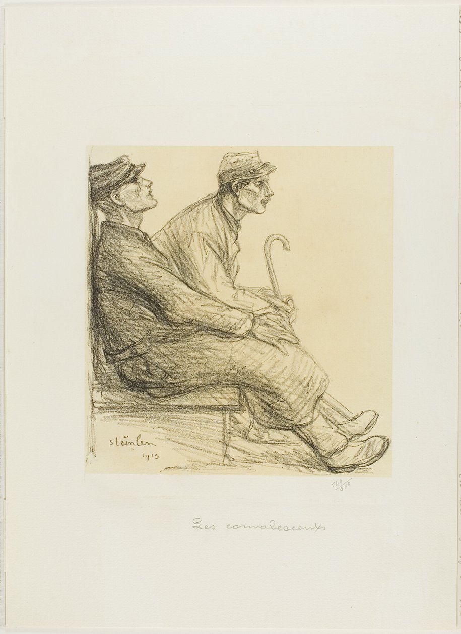 The Convalescents, płyta druga z Actualités autorstwa Théophile Alexandre Pierre Steinlen