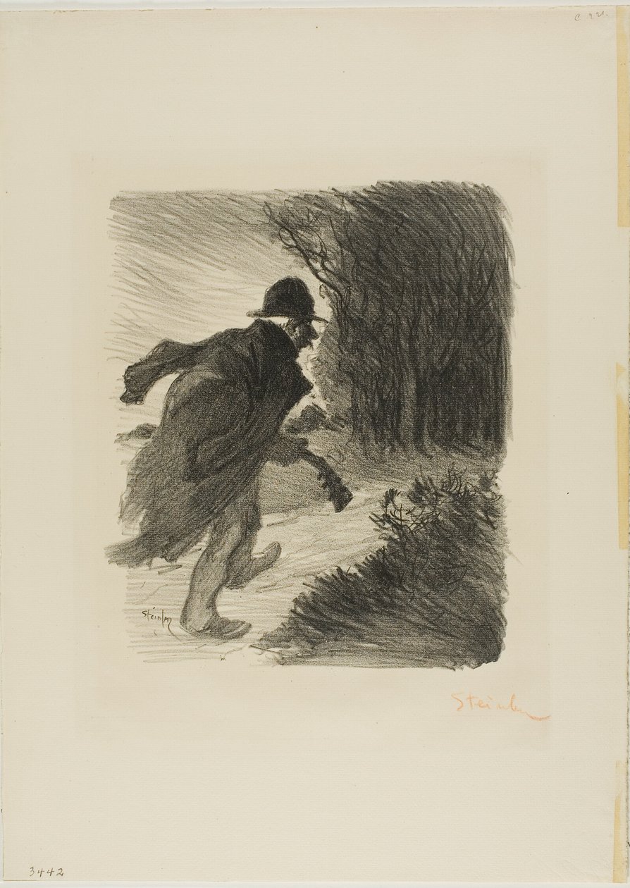 The Forest Singer autorstwa Théophile Alexandre Pierre Steinlen