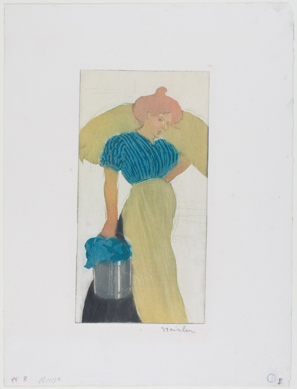 Praczka autorstwa Théophile Alexandre Pierre Steinlen