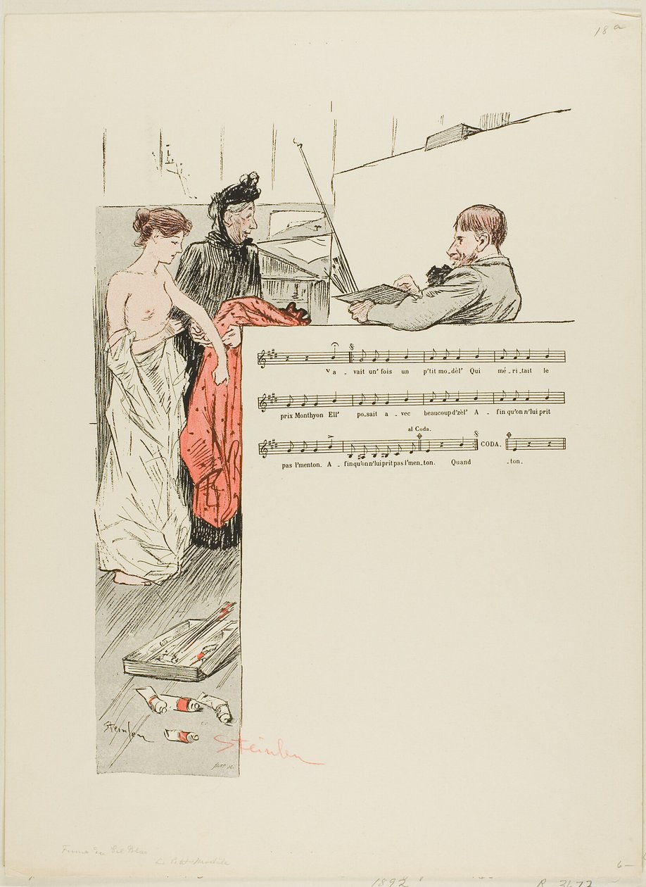 Mały model autorstwa Théophile Alexandre Pierre Steinlen
