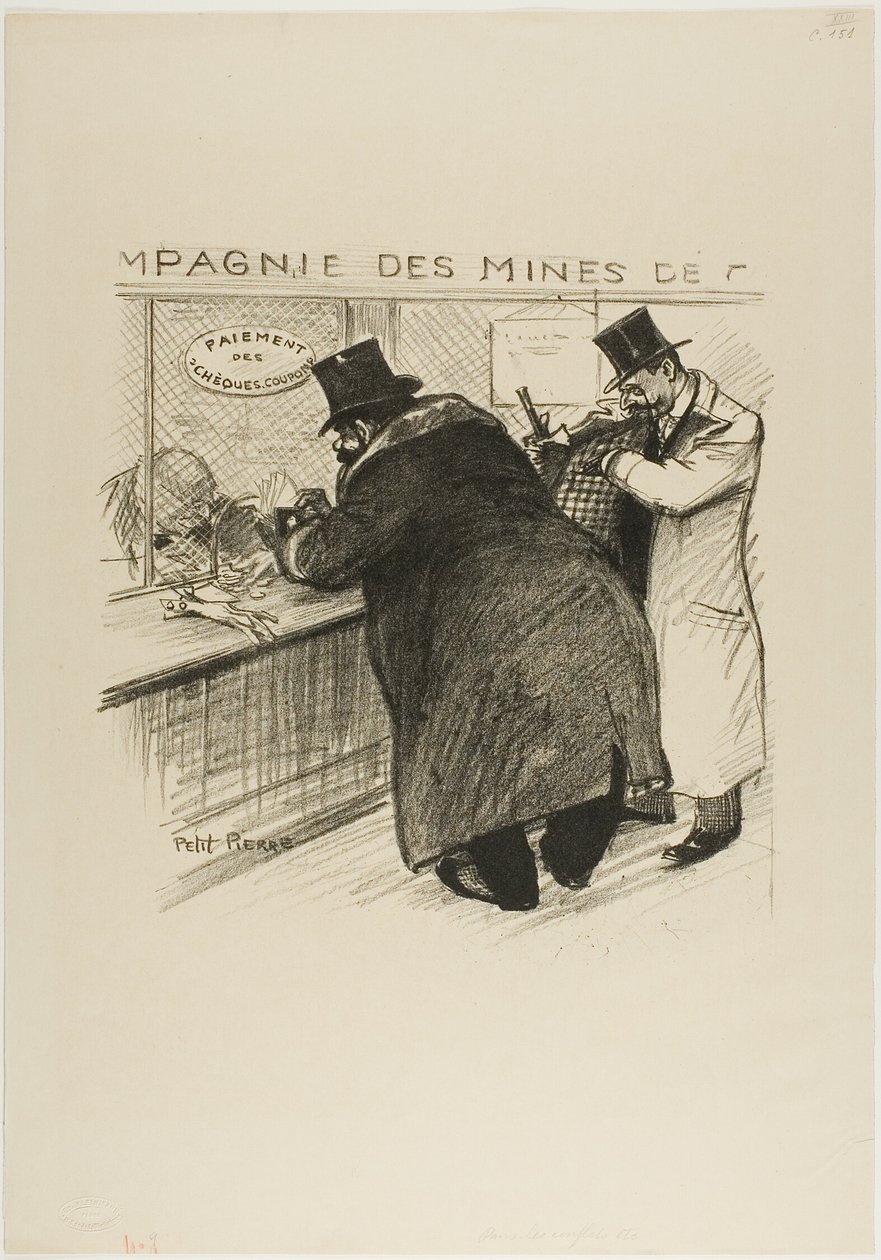 Większość oportunistów autorstwa Théophile Alexandre Pierre Steinlen