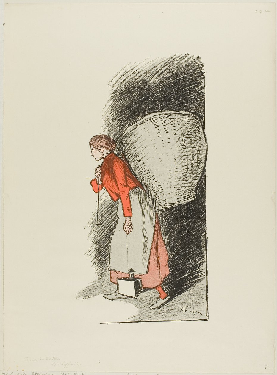 Zbieracz szmat autorstwa Théophile Alexandre Pierre Steinlen