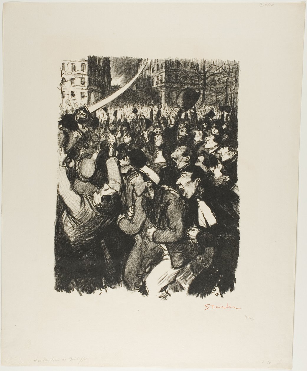 Owca z Boisdeffre autorstwa Théophile Alexandre Pierre Steinlen