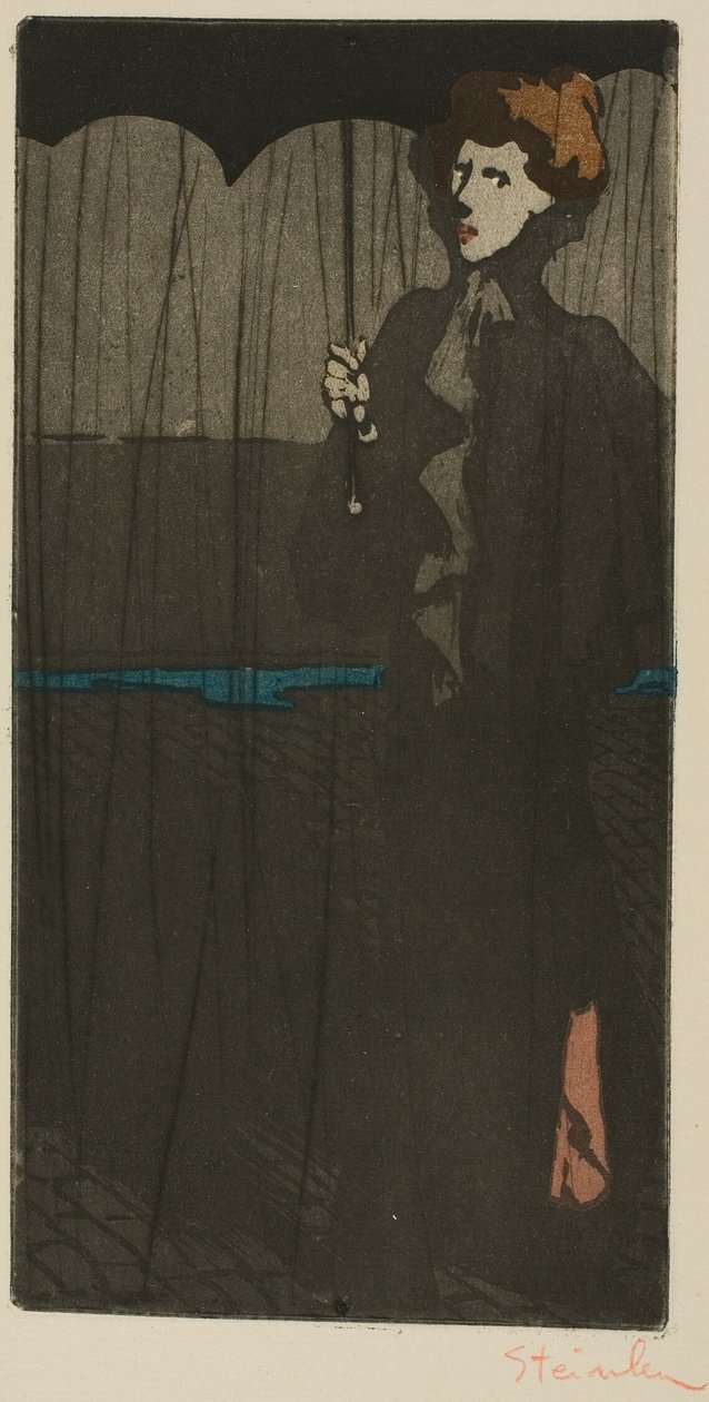 Prysznic autorstwa Théophile Alexandre Pierre Steinlen