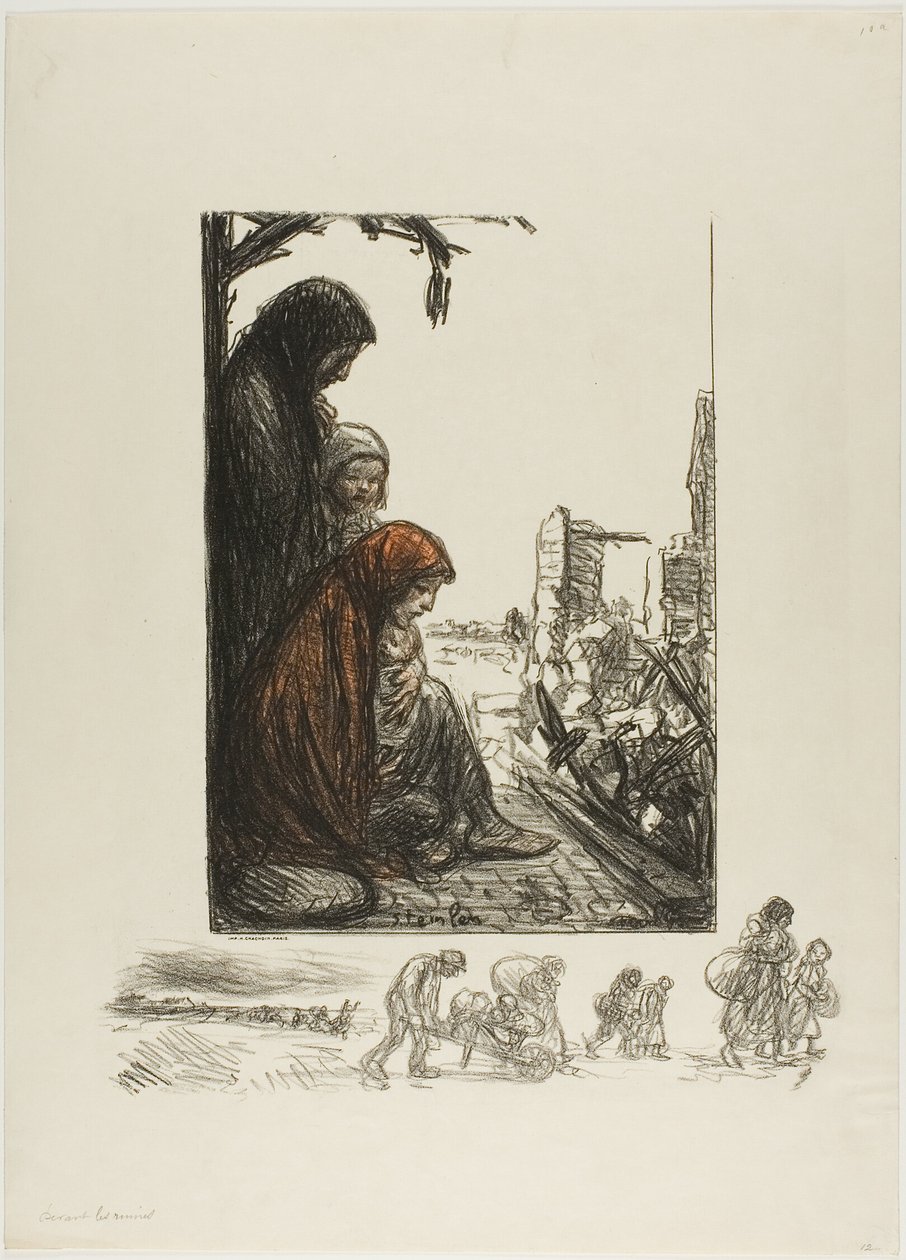 Obowiązek społeczny autorstwa Théophile Alexandre Pierre Steinlen