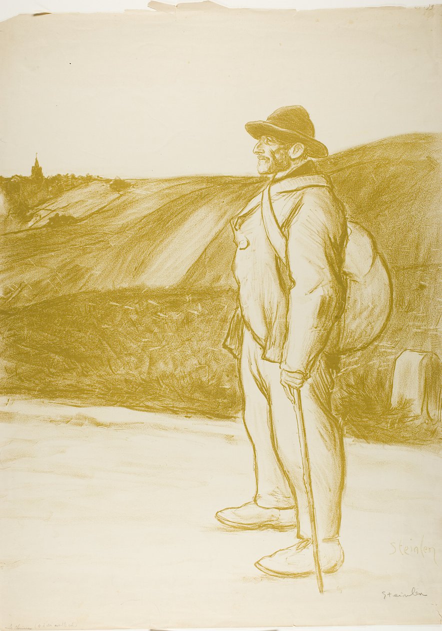Włóczęga autorstwa Théophile Alexandre Pierre Steinlen