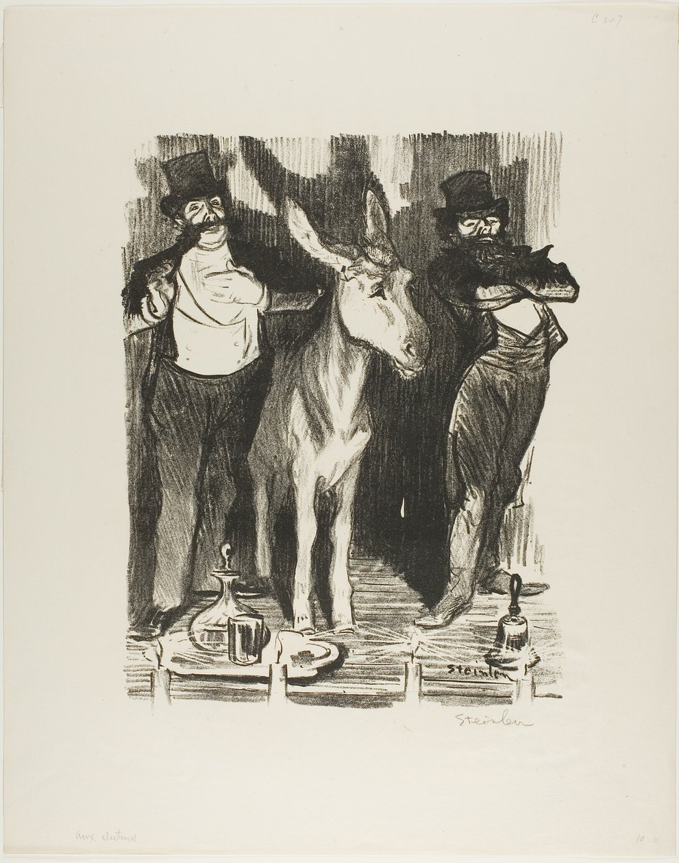 Do wyborców autorstwa Théophile Alexandre Pierre Steinlen