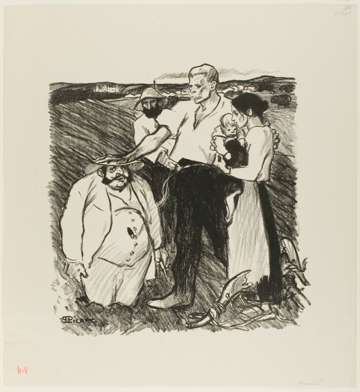 Jutro! autorstwa Théophile Alexandre Pierre Steinlen