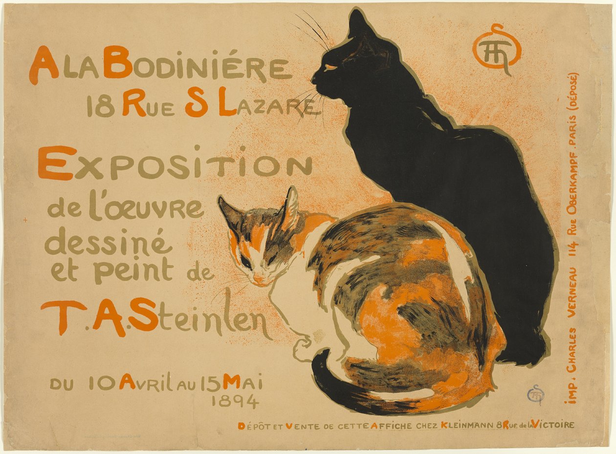 W La Bodiniére autorstwa Théophile Alexandre Pierre Steinlen