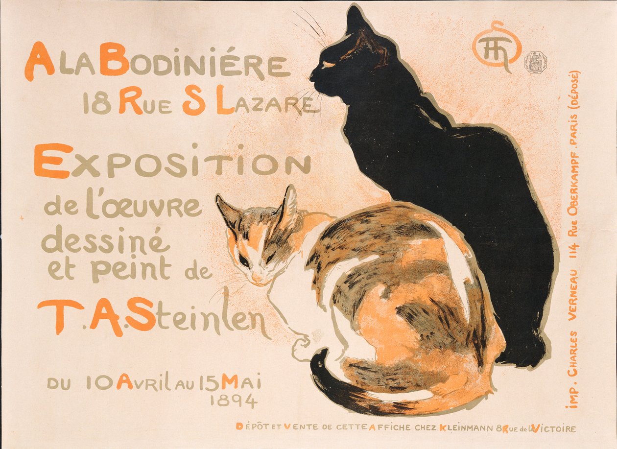 W Bodiniere, 1894 autorstwa Théophile Alexandre Steinlen