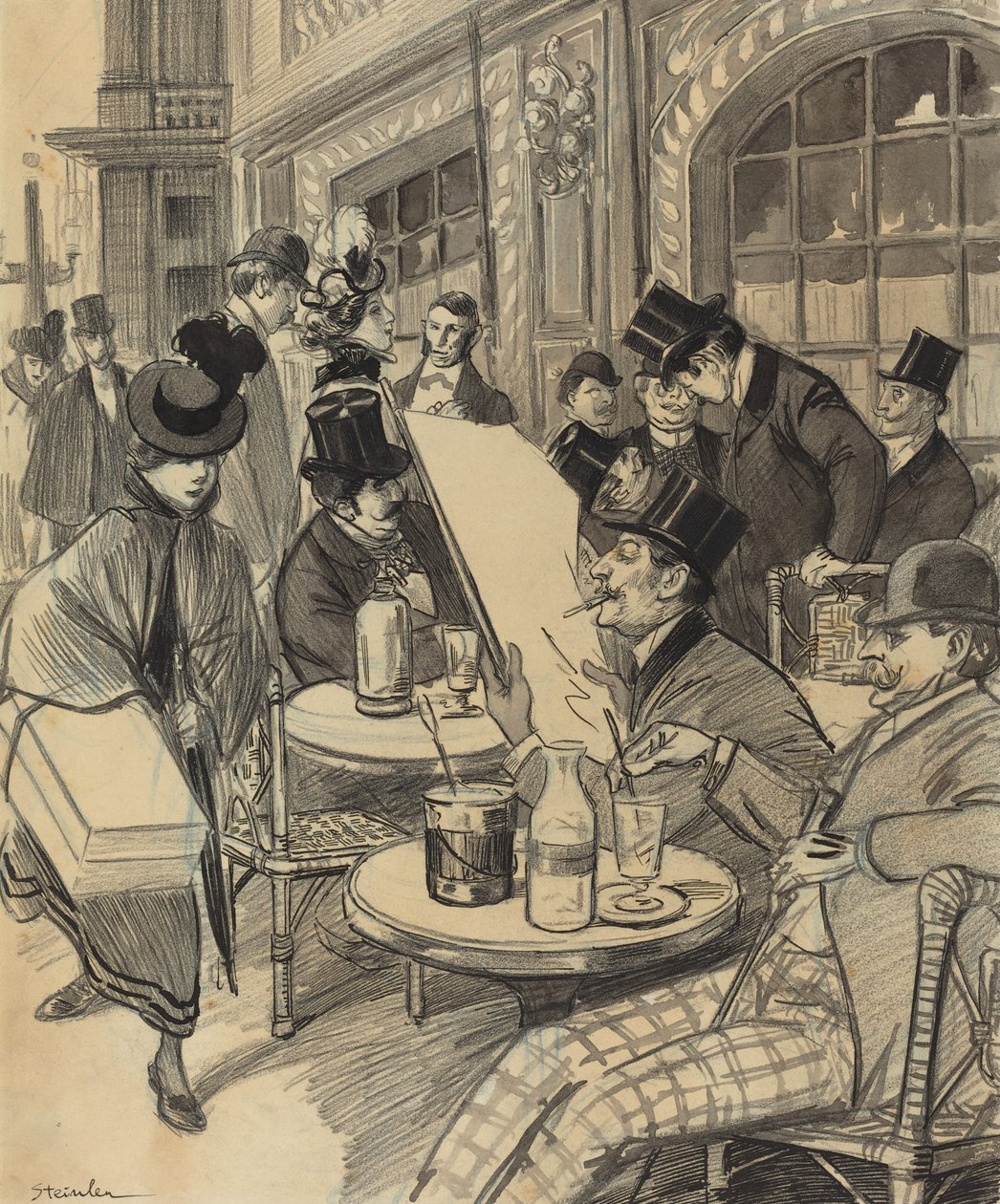 U Maxima autorstwa Théophile Alexandre Steinlen
