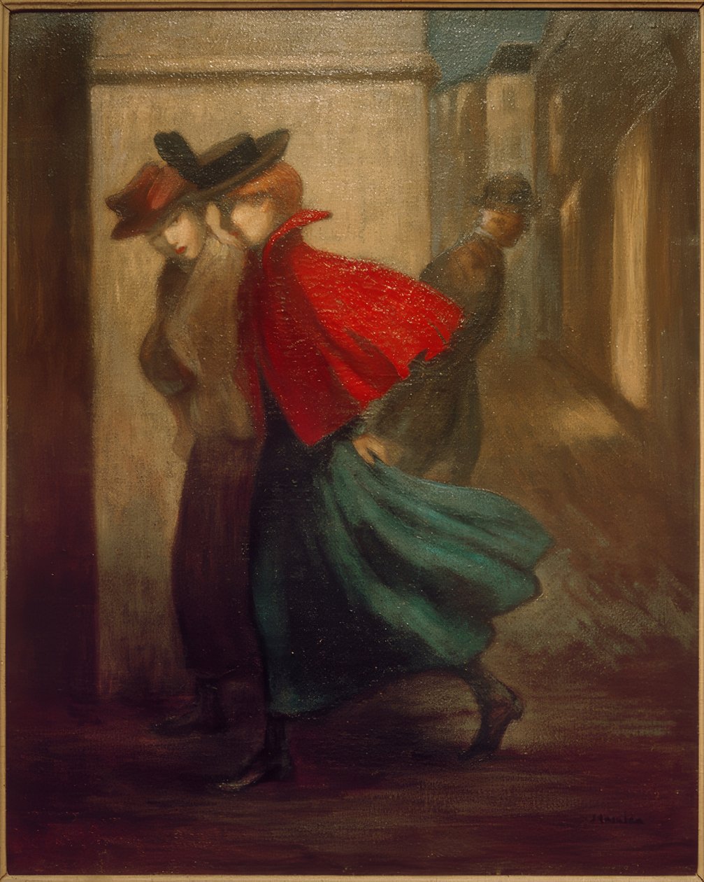 Dwaj paryżanie autorstwa Théophile Alexandre Steinlen