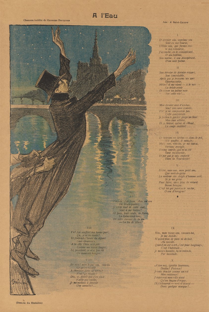 Gil Blas Illustré: Na brzegu wody (A l