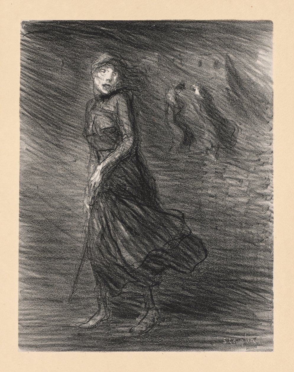 Na ulicy (Dans la Rue) autorstwa Théophile Alexandre Steinlen