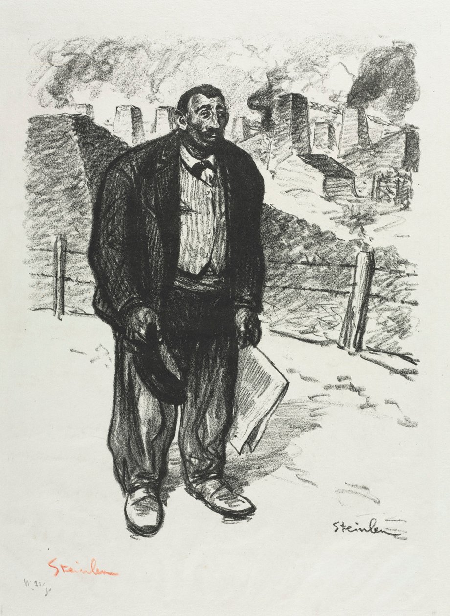 Uczciwy pracownik autorstwa Théophile Alexandre Steinlen