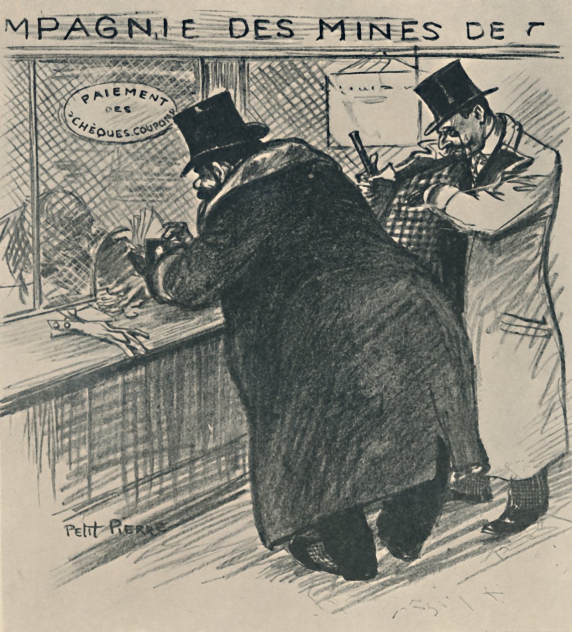 Większość oportunistów, 1919 autorstwa Théophile Alexandre Steinlen