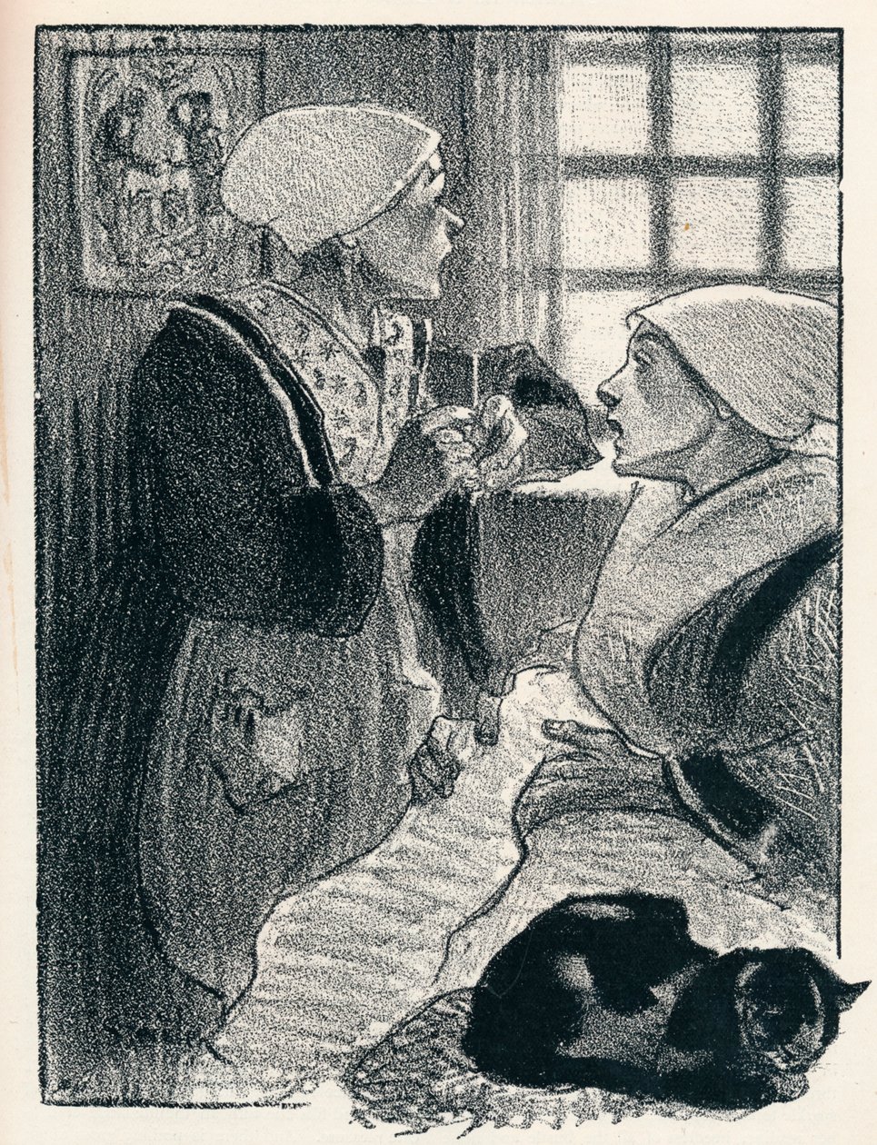 Kobiety Francji z kobiecych piosenek, 1897, 1898 autorstwa Théophile Alexandre Steinlen