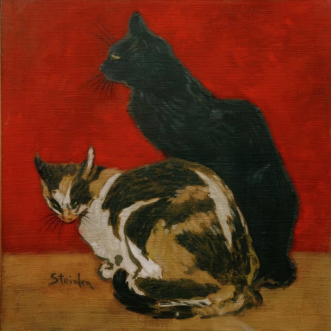 Koty autorstwa Théophile Alexandre Steinlen