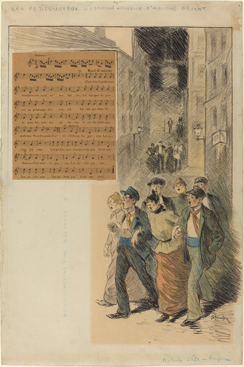 Wesołe maluchy autorstwa Théophile Alexandre Steinlen