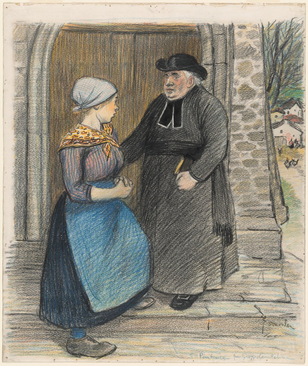 Skrucha autorstwa Théophile Alexandre Steinlen