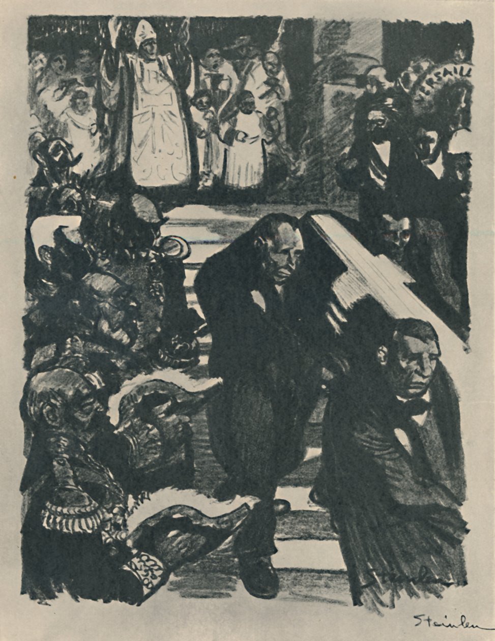 Rochefort umiera, 1898, 1919 autorstwa Théophile Alexandre Steinlen