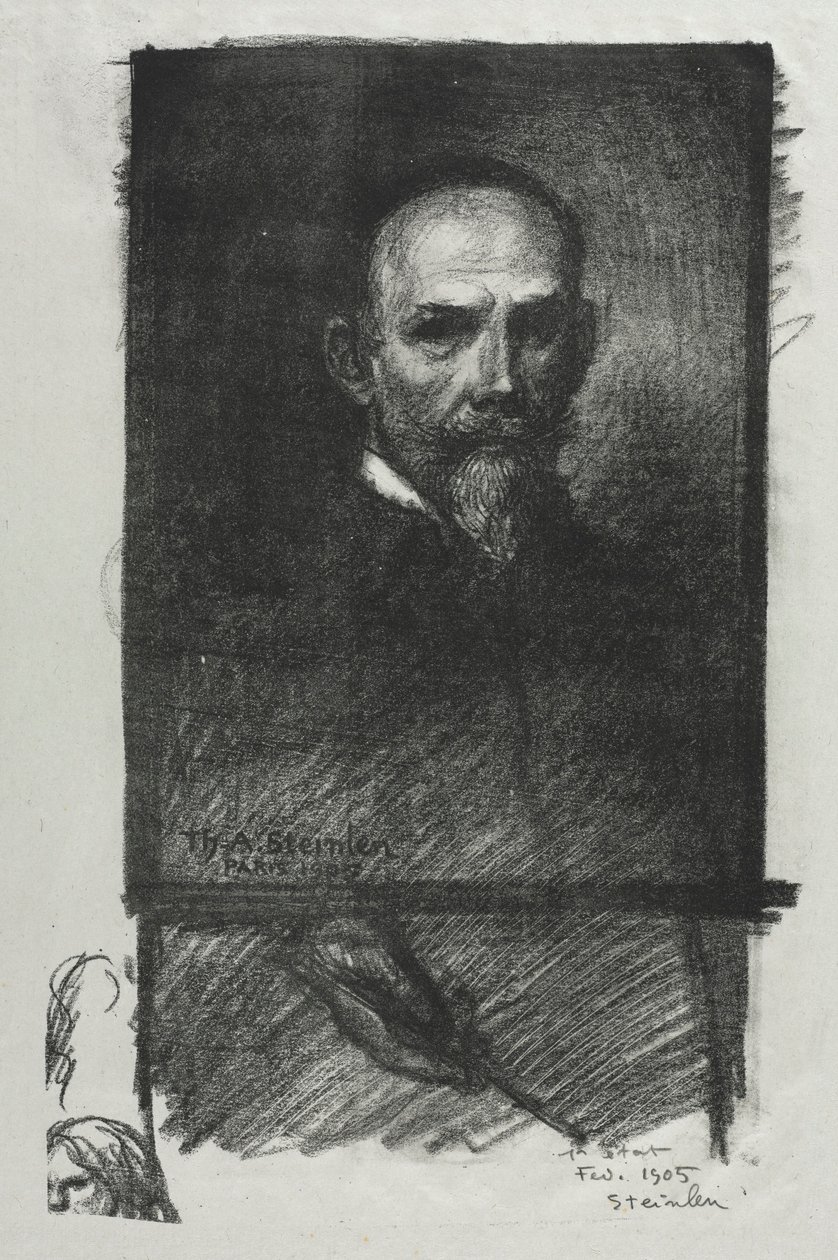 Autoportret autorstwa Théophile Alexandre Steinlen