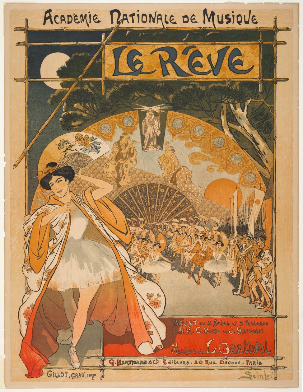 Sen, 1891. autorstwa Théophile Alexandre Steinlen