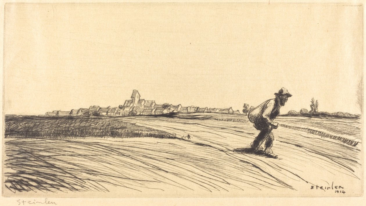 Włóczęga z tobołkiem Włóczęga z torbą, 1914. autorstwa Théophile Alexandre Steinlen